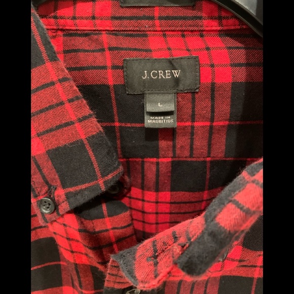 J Crew men’s Buffalo print flannel shirt - Picture 4 of 5